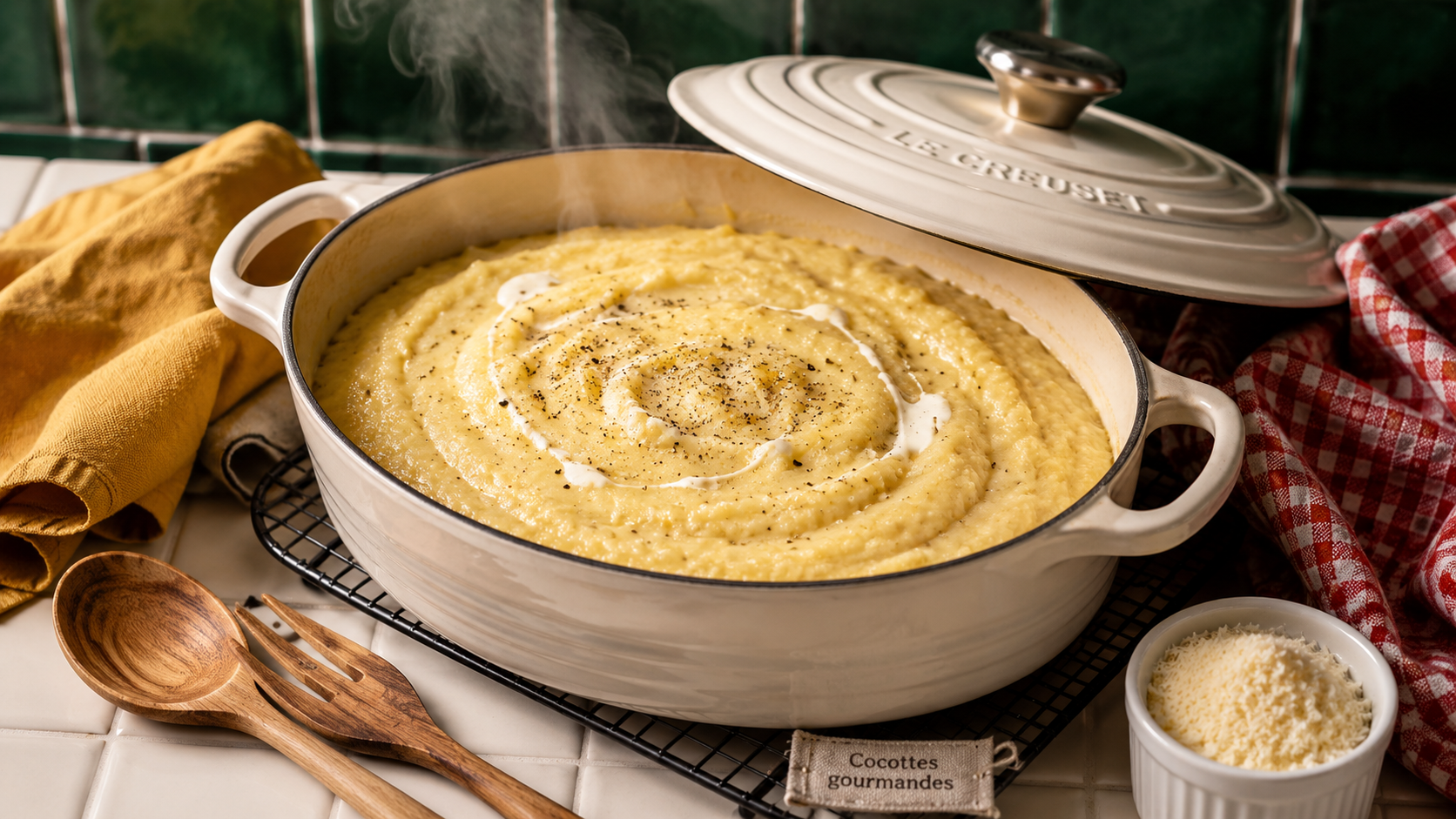 Polenta crémeuse à l'emmental